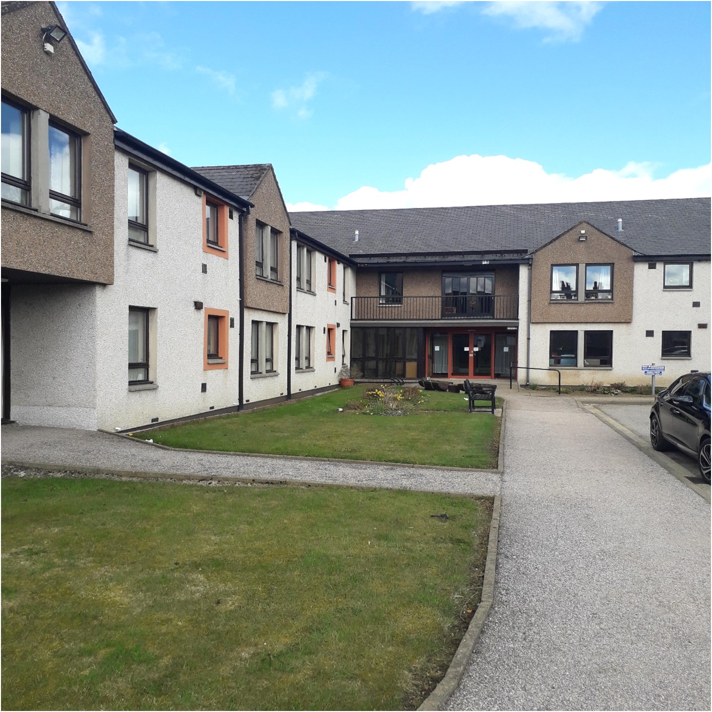 1 bedroom 1st floor flat with lift in Insch, Aberdeenshire These Homes