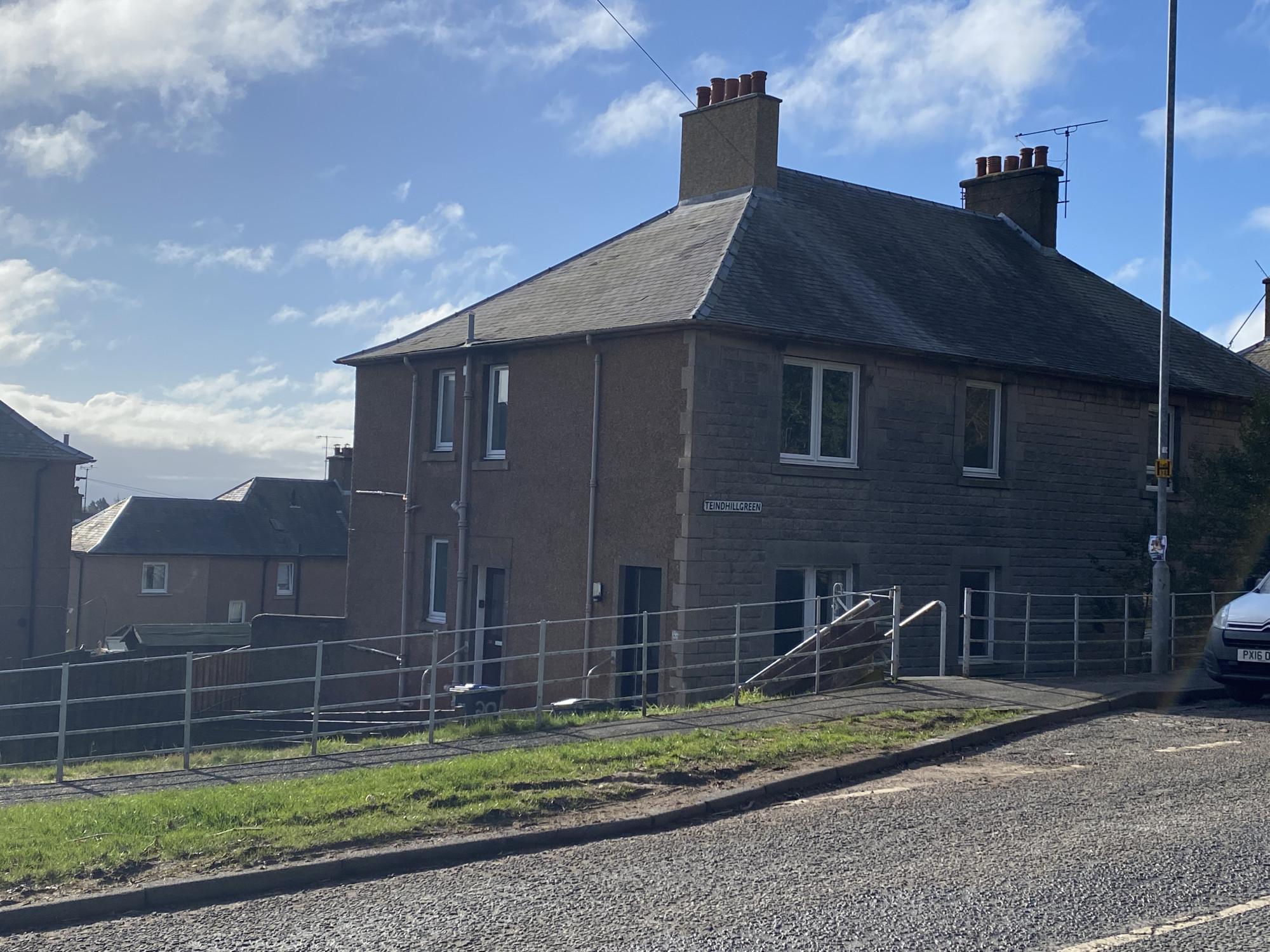 2 bedroom 1st floor four in a block upper floor without lift in Duns