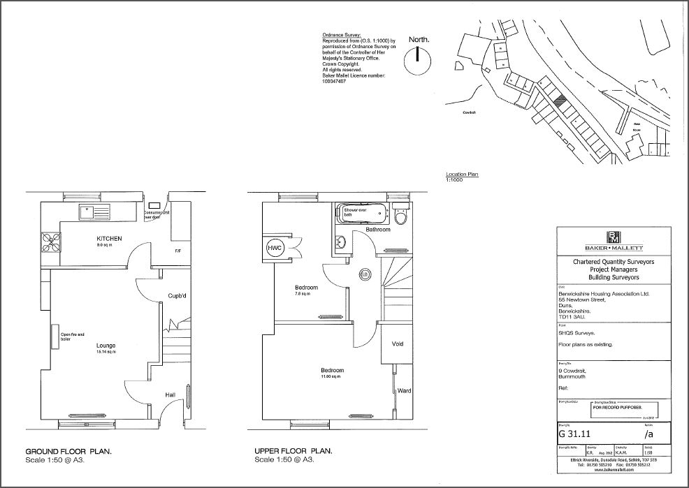 2 bedroom mid terraced house in Lower Burnmouth, Scottish Borders