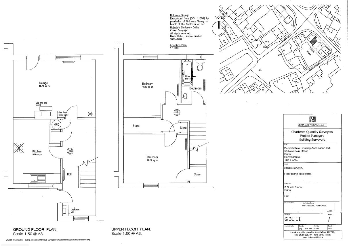 2 bedroom mid terraced house in Duns, Scottish Borders These Homes