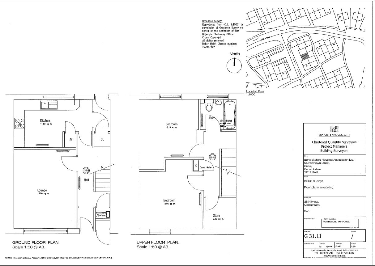 2 bedroom mid terraced house in Coldstream, Scottish Borders These Homes